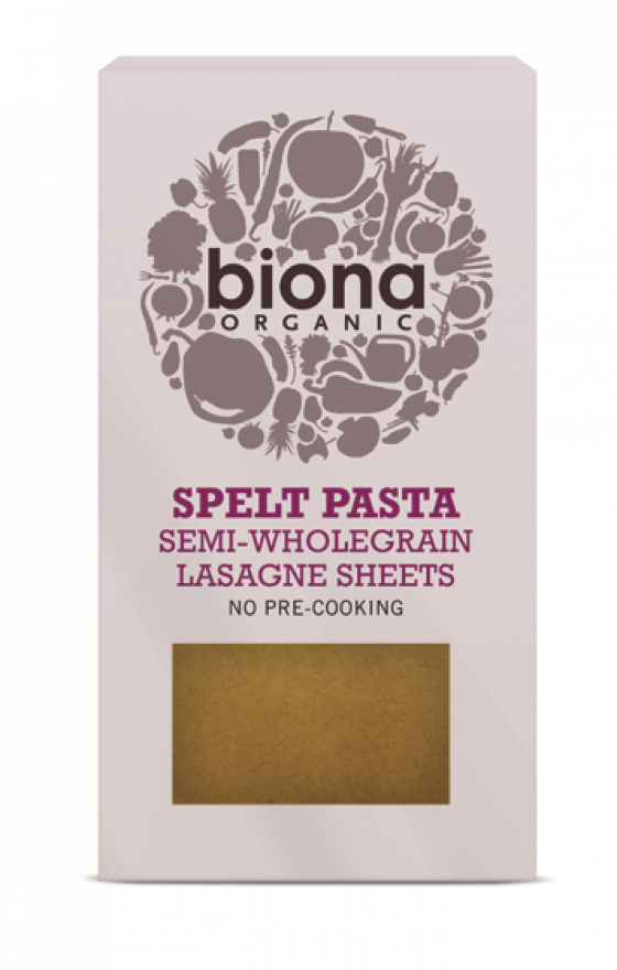 Biona Organic Semi-Wholegrain Lasagne Sheets 250g