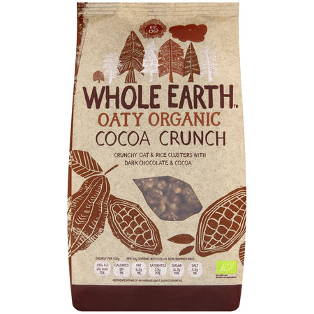 Whole Earth Oaty Organic Cocoa Crunch 375g