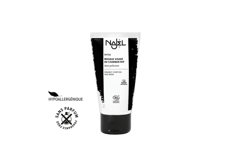 NAJEL Face Mask with Organic Charcoal 75ml