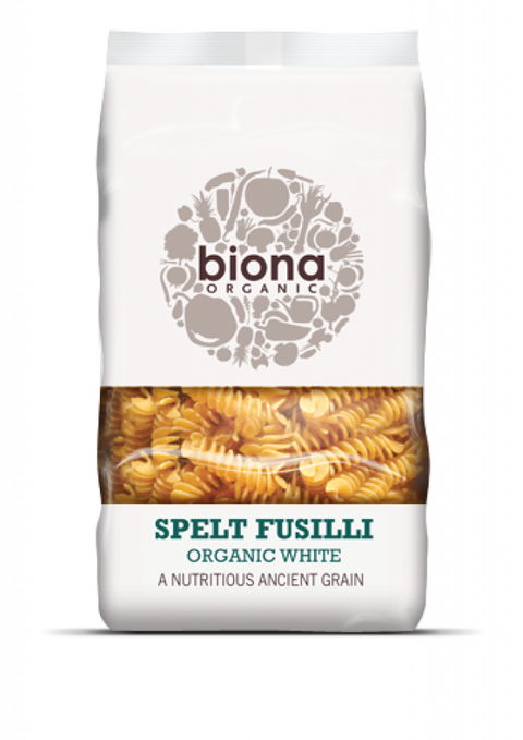 Biona Organic Spelt Fusilli Organic White 500g