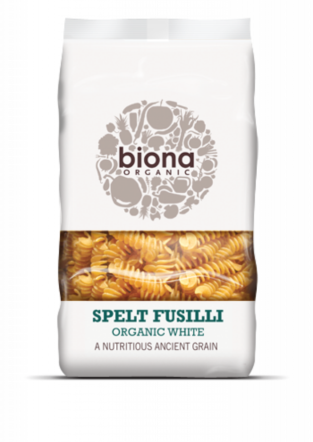 Biona Organic Spelt Fusilli Organic White 500g