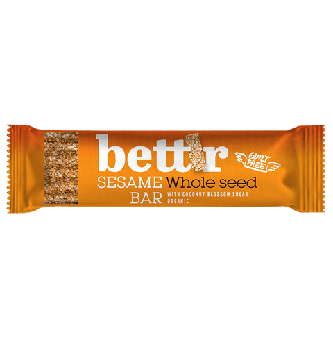 Bettr Organic Wholeseed Sesame Bar 30g