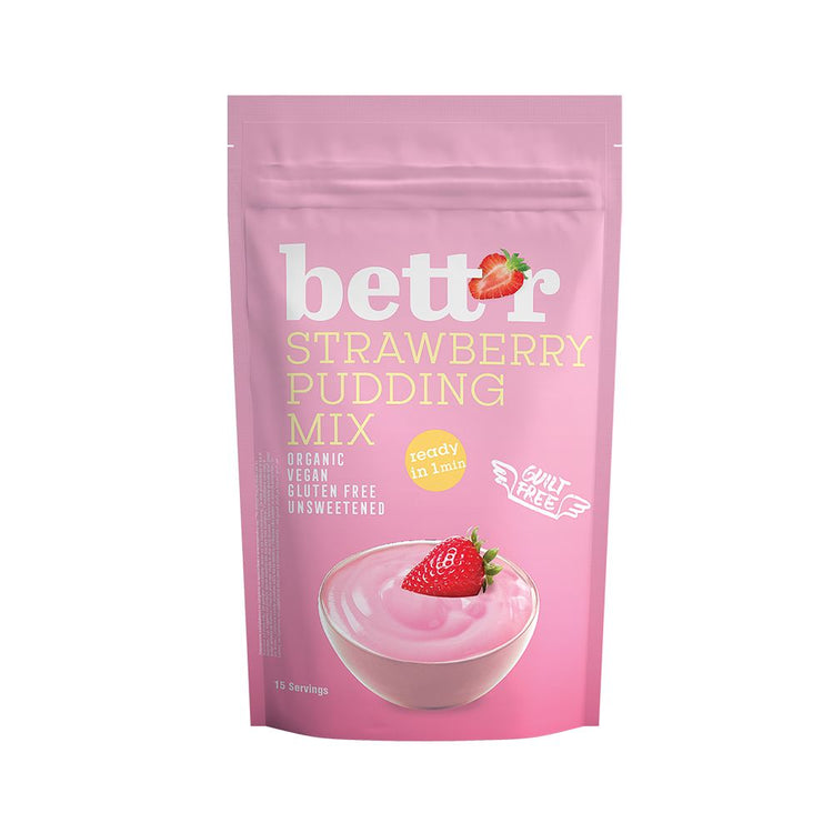 Bettr Gluten Free Strawberry Pudding Mix 150g