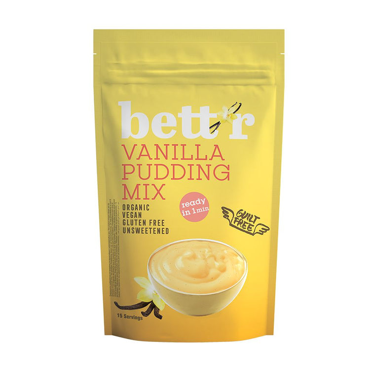 Bettr Organic Vanilla Pudding Mix 200g