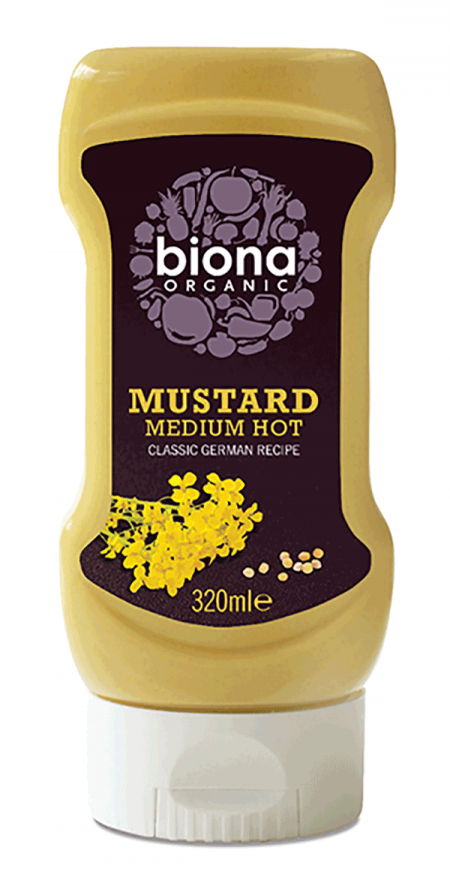 Biona Organic Mustard Medium Hot 320ml