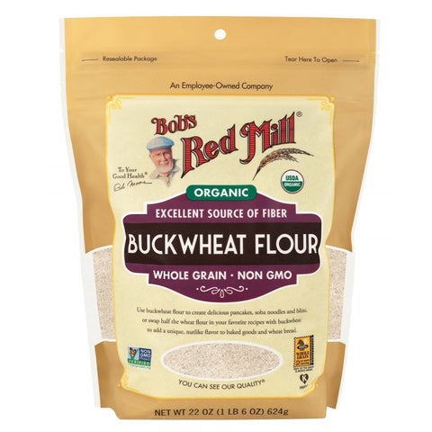 Bob's Red Mill Organic Buckwheat Flour 624g