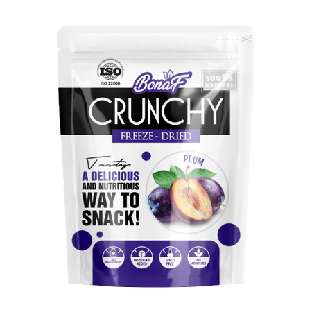 Bonaf 100% Natural Crunchy Plums Freeze Dried 40g