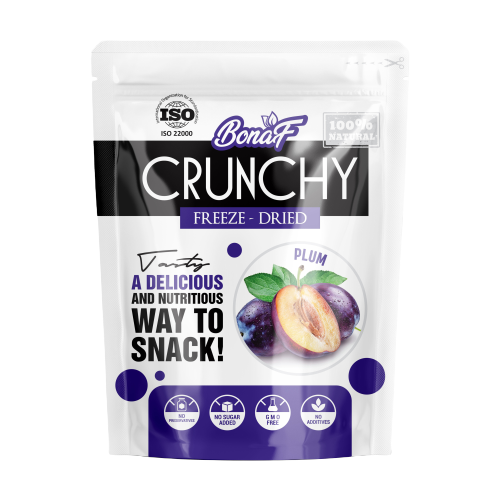 Bonaf 100% Natural Crunchy Plums Freeze Dried 40g