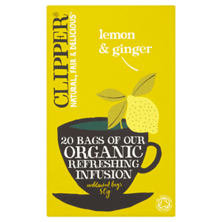 Clipper Organic Lemon & Ginger Infusion 50g