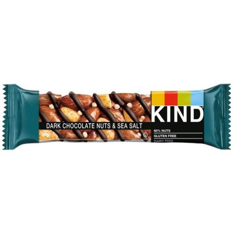 Kind Dark Chocolate Nuts & Sea Salt Bar 40g