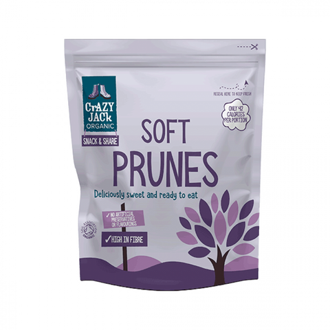 Crazy Jack Organic Prunes - Ready-to-Eat 200g