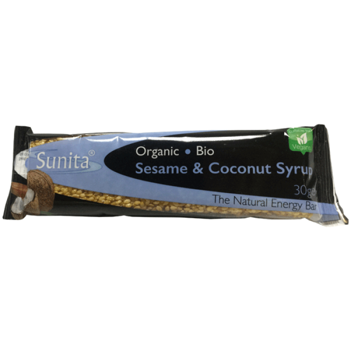 Sunita Organic Sesame Coconut Bar 30g