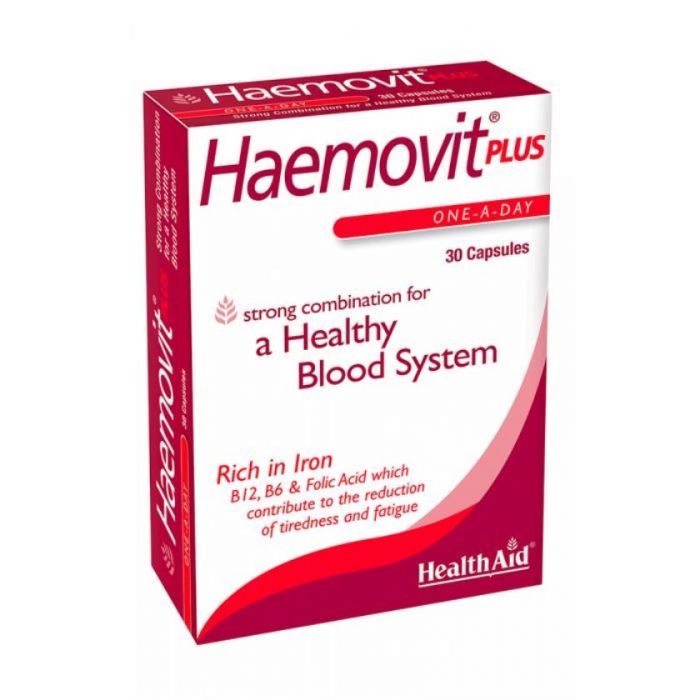 Healthaid Haemovit Plus Caps 30's