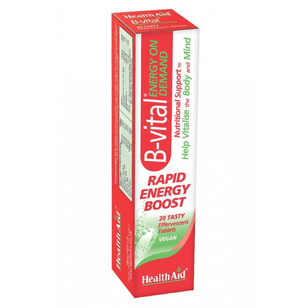Healthaid Vegan B-Vital Effervescent Tab 20's
