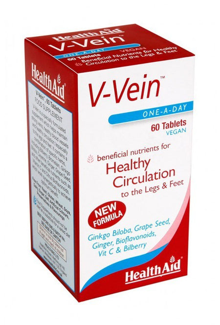 Healthaid Vegan V-Vein Tabs 60's