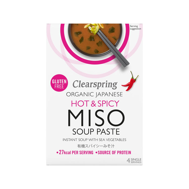 Clearspring Instant Miso Soup Paste - Hot & Spicy 15G