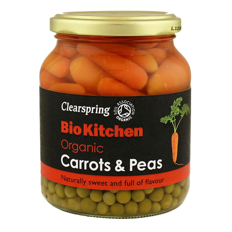 Clearspring Organic Carrots & Peas 350g