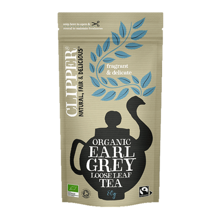 Clipper Organic Earl Grey Loose Leaf Tea 80g