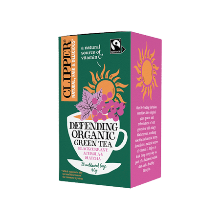 Clipper Organic Defending Green Tea 20bgs