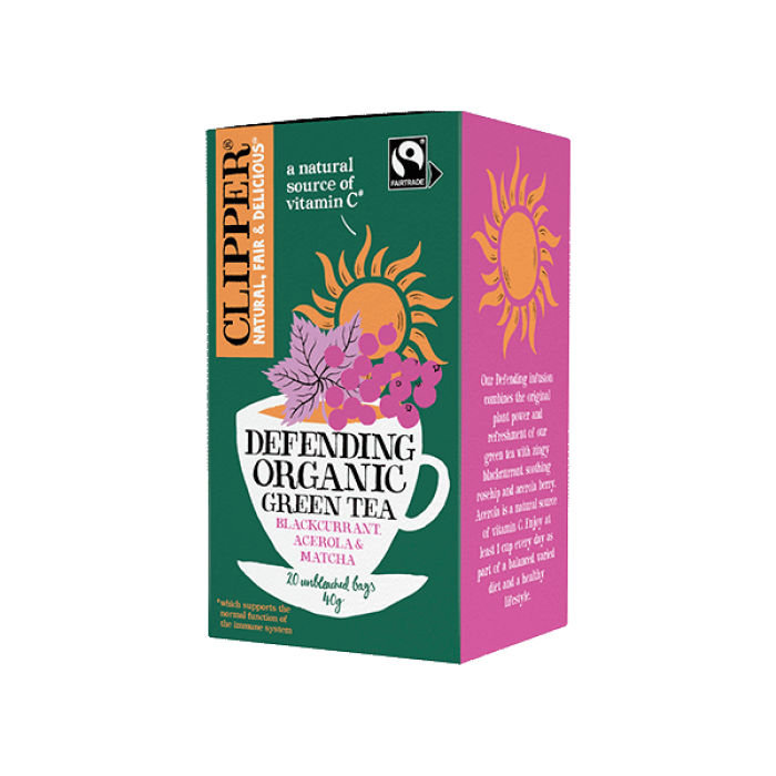 Clipper Organic Defending Green Tea 20bgs