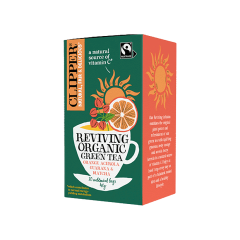 Clipper Organic Super Green Reviving 20bgs