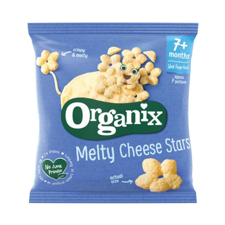 Melty Organic Cheese Stars Baby Finger Food Snacks 20g