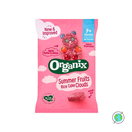 Organix Organic Summer Fruits Rice Cake Clouds 40g