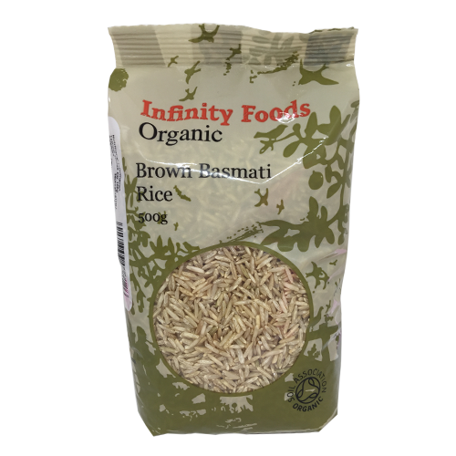 Infinity Foods Organic Brown Rice Basmati 500g