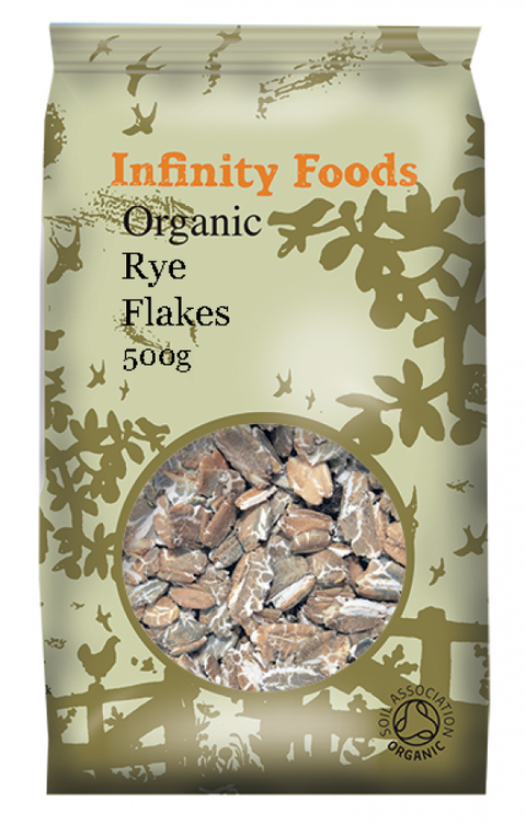 Infinity Foods Organic Rye Flakes 500g
