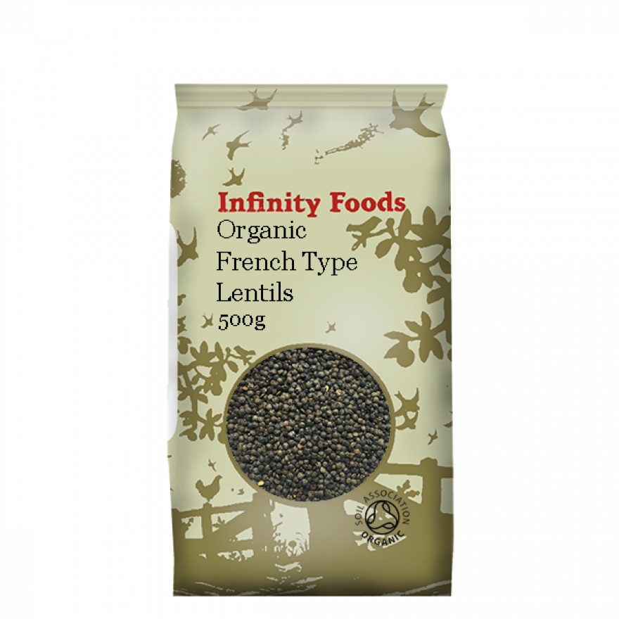 Infinity Foods Organic French Type Lentils 500g – Biorganic
