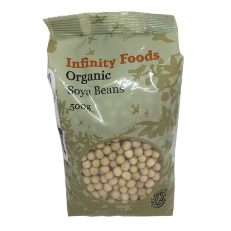 Infinity Foods Organic Soya Beans 500g