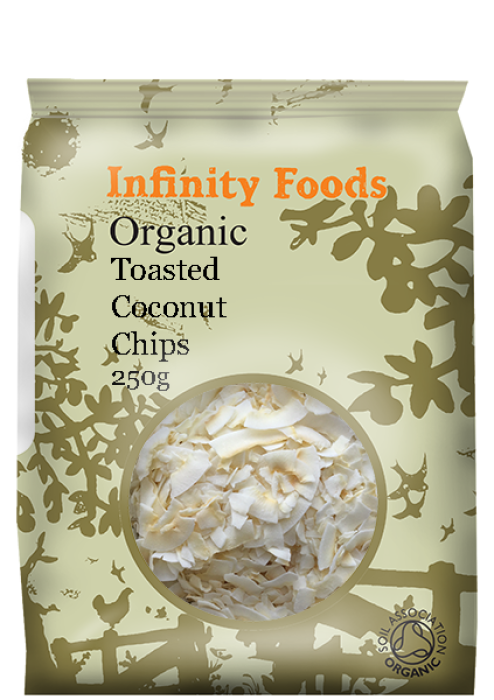 Infinity Foods Organic Toasted Coconut Chips 250g