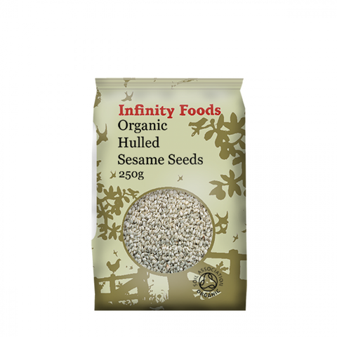 Infinity Foods Hulled Sesame Seeds - white