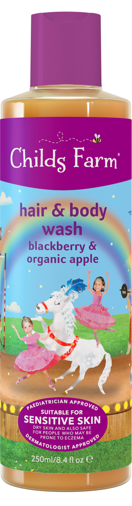 Childs Farm Organic Blackberry and Apple Hair & Body Wash 250ml
