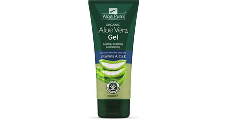 Aloe Pura Organic Aloe Vera Gel + Vitamin A,C&E 200ml