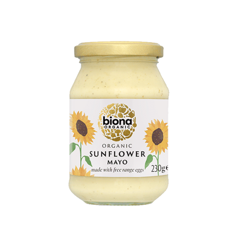 Biona Organic Mayonnaise Sunflower Oil - jar 230g