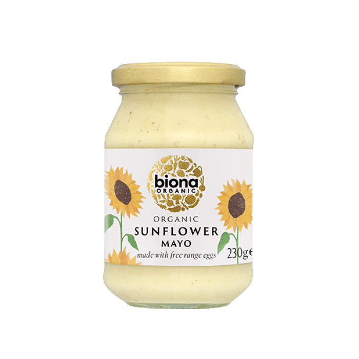 Biona Organic Mayonnaise Sunflower Oil - jar 230g