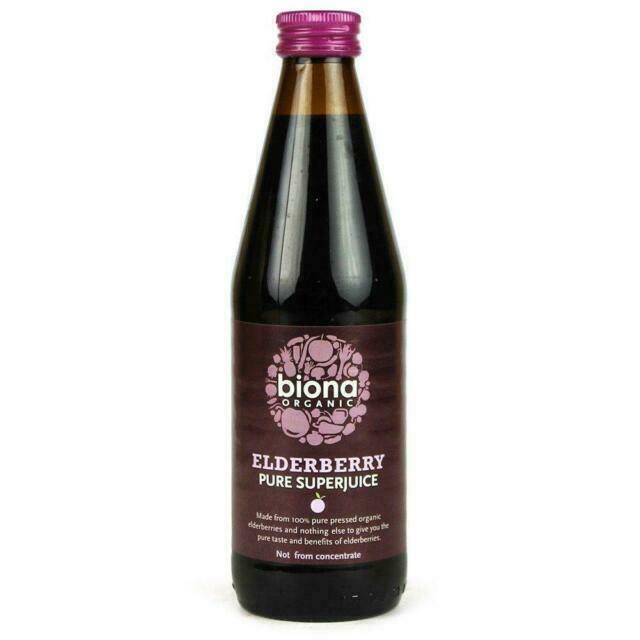 Biona Elderberry Juice - 100% 330ml