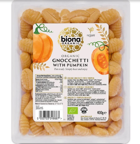 Biona Organic Gnocchetti with Pumpkin 400g