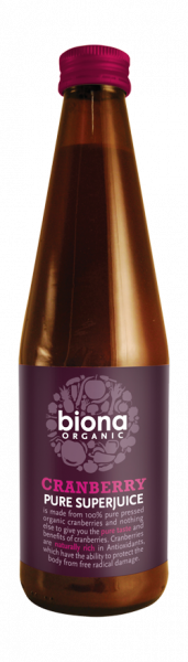 Biona Organic Cranberry Pure Super Juice 330ml
