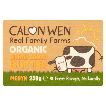 Calon Wen Organic Lightly Salted Butter 250g