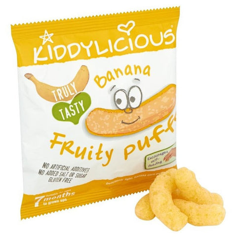 Kiddylicious Banana Fruity Puffs 10g