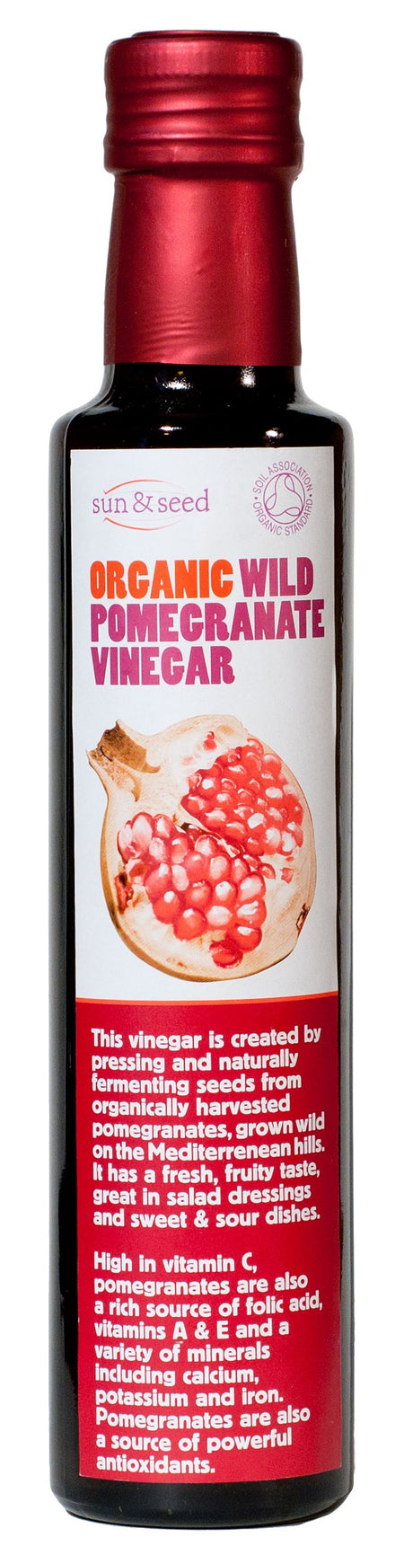 Sun & Seed Organic Wild Pomegranate Vinegar 250ml