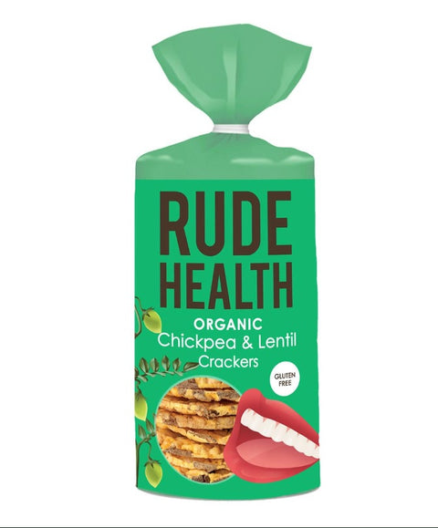 Rude Health Organic Chickpea & Lentil Crackers 120g