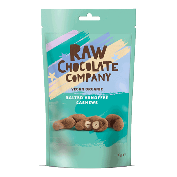 Raw Chocolate Company Organic Salted Vanoffee Cashews 110g