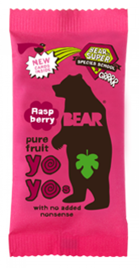 Bear Raspberry Yoyo Fruit Rolls 20g