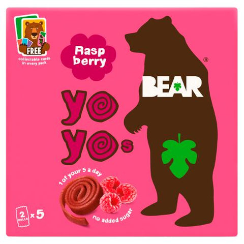 Bear Multipack Raspberry Yoyo Fruit Rolls 20g