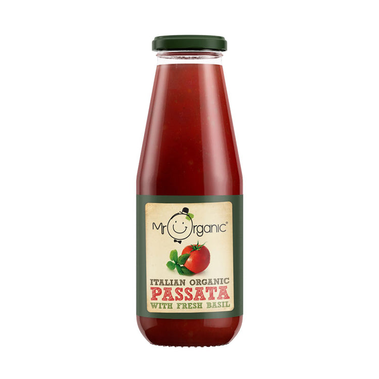 Mr Organic Passata With Fresh Basil 690g