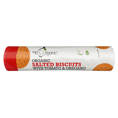 Mr.Organic Salted Biscuits with Tomato & Oregano 250g