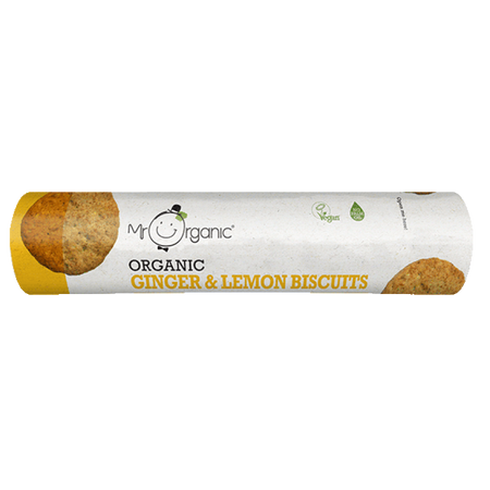 Mr. Organic Ginger & Lemon Biscuits 250g
